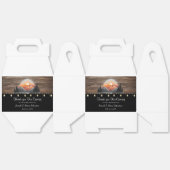 Rustic Mountain Valley Forest Sunset Wedding Favor Bedankdoosjes (Ongevouwen)