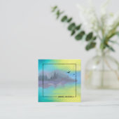 Rustic Mountain | Vierkant Visitekaartje (Staand voorkant)