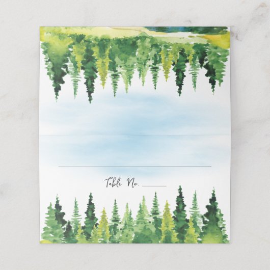 Rustic Mountain Wedding (Buitenkant ongevouwen)