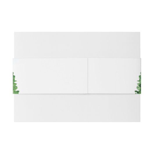 Rustic Mountain Wedding Uitnodigingen Wikkel (Achterkant Voorbeeld)