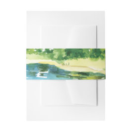 Rustic Mountain Wedding Uitnodigingen Wikkel