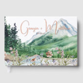 Rustic Mountain Wildflower | Boho Wedding Gastenboek (Voorkant)