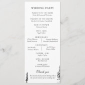 Rustic Mountain Woodland Wedding Programme (Dos)