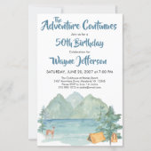 Rustic Mountains Adventure 50th Birthday Budget (Voorkant)