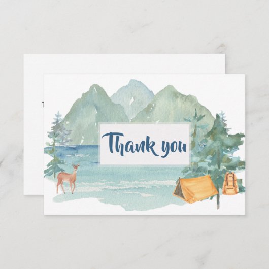 Rustic Mountains Aventure 50e anniversaire Merci (Devant / Derrière)