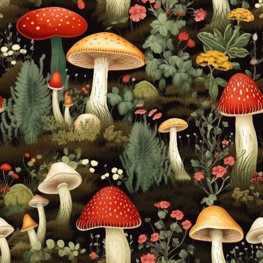 Rustic Mushroom Curtain Nature’s Whimsy in Style Douchegordijn