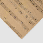  Rustic-muziekblad Tissuepapier (Detail)