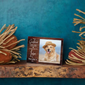 Rustic My Sunshine Personaliseert het Hondenliefhe Fotoplaat (Zijkant)