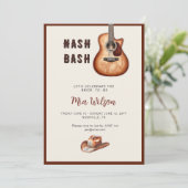 Rustic Nash Bash Bachelorette Weekend  Kaart (Staand voorkant)