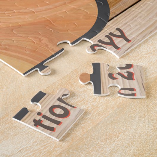 Rustic National Park Custom Photo Family Vacking Legpuzzel (Zijkant)