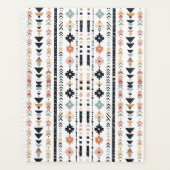 Rustic Native Ethnic Mudcloth Aesthetic Vertical Planner (Voorkant)