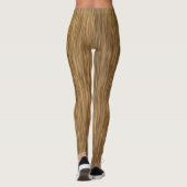 Rustic Natural Finish Woodgrain Leggings (Achterkant)