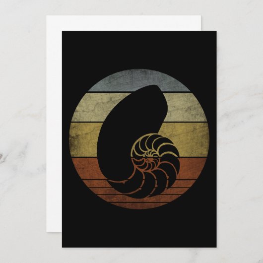 RUSTIC  NAUTILUS KAART (Voorkant / Achterkant)