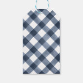 Rustic Navy Baby shower Favors Cadeaulabel (Achterkant)