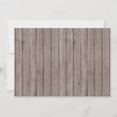 Rustic Navy Blue Greenery Cross Boy Baptism Foto Bedankkaart (Achterkant)