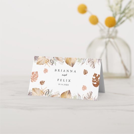 Rustic Neutral Boho Wedding (Achterkant)