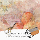 Rustic Newspaper Texture Decoupage Tissuepapier