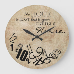 Rustic No Hour is verloren om een paard te besture Grote Klok