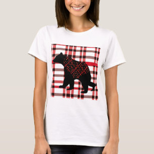 Rustic Northwood Black Beer Silhouette op beton T-shirt