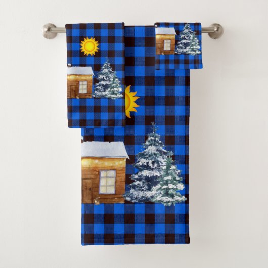 Rustic Northwoods Journal d'hiver Cabine Buffalo P (En situation)