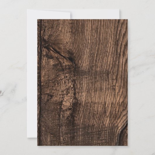 Rustic Nothing Fancy Just Love invitation (Dos)