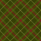 Rustic Olijfgroene Herfst Tartan Handdoek Aangepas