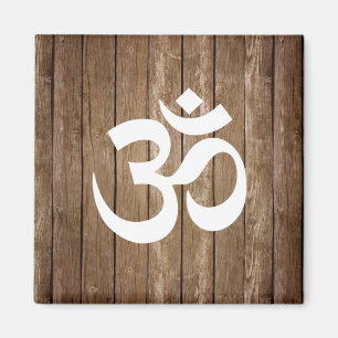 Rustic Om Symbol Magnet Magneet
