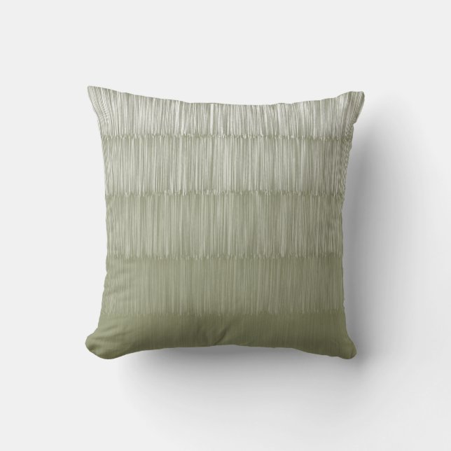 Rustic Ombre Sage Kussen (Voorkant)