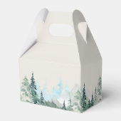 Rustic One Happy Camper Birthday Favor Box Bedankdoosjes (Achterkant)