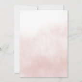 Rustic Orange Floral Fall Wedding Kaart (Achterkant)