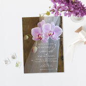 Rustic Orchid Elegance Barne Faire-part de mariage