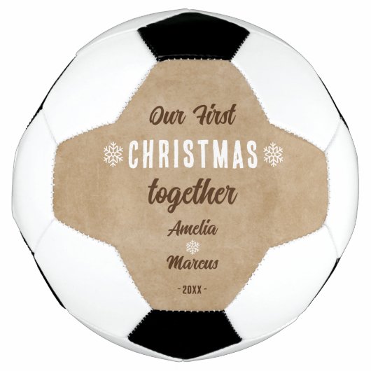 Rustic Our First Christmas Together Personalized (Devant)