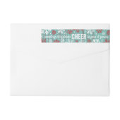 Rustic Pap Barnwood met kerstmis (Achterkant)