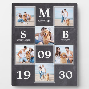 Rustic Pas getrouwd Wedding Persoonlijke foto Coll Fotoplaat