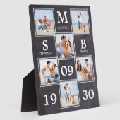 Rustic Pas getrouwd Wedding Persoonlijke foto Coll Fotoplaat (Zijkant)