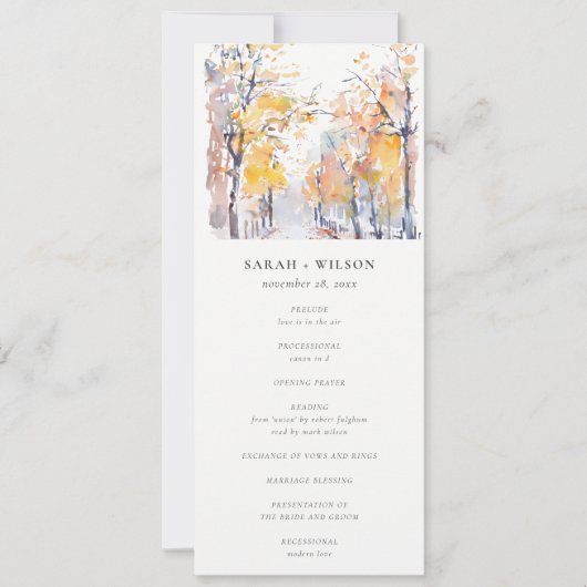 Rustic Pastel Automne Programme Paysage Automne (Devant)