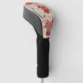 Rustic Patchwork Harten Picknick Patroon (3) Golfheadcover (Schuin)