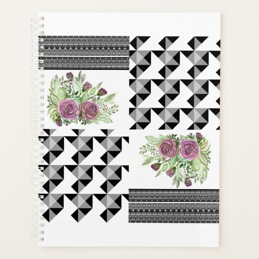 Rustic, patchwork, rose (Devant)