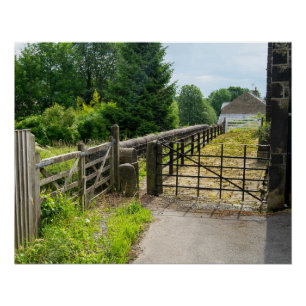 Rustic Path, Mytholmroyd Perfect Poster