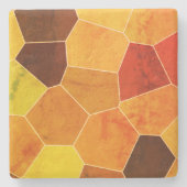 Rustic Pattern Stenen Onderzetter (Voorkant)