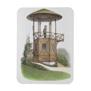 Rustic Pavilion uit 'HabitatCha' in Marcilly Magneet