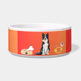 "Rustic Paws Bowl" 🐾🧡🐶 Voerbakje