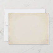 Rustic Pays Western Mariage Réponses Cartes (Dos)