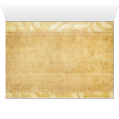 Rustic Peacock Feather Wedding Place Cards (Binnen Horizontaal (Onder))