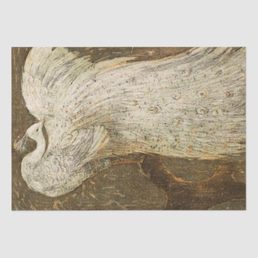  Rustic Peacock Peacocks - Ontwerpen Tissuepapier (Voorkant)