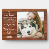 Rustic Persoonlijke foto van Pet Fotoplaat (voorkant)