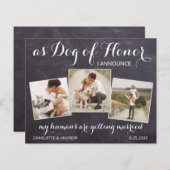 Rustic Pet Dog Photo Budget Weddenschap Save the D (Voorkant / Achterkant)