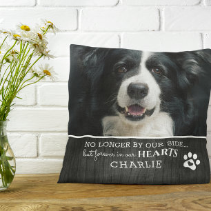 Rustic Pet Forever in ons hart Foto Keepslag Kussen