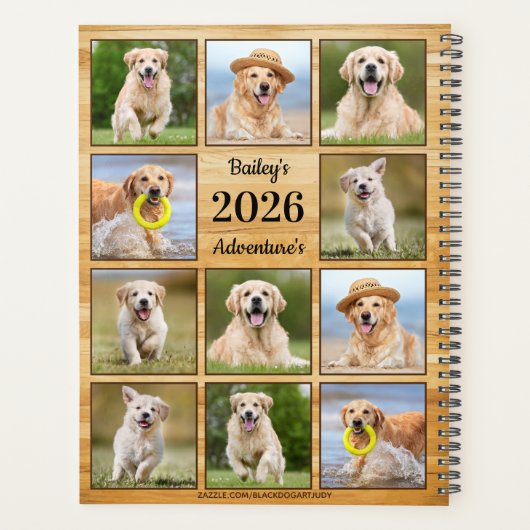 Rustic Pet Journal Chien de Chien de Chien de Chie (Dos)