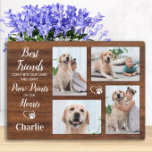 Rustic Pet Memorial Keepomwille Photo Collage Fotoplaat
